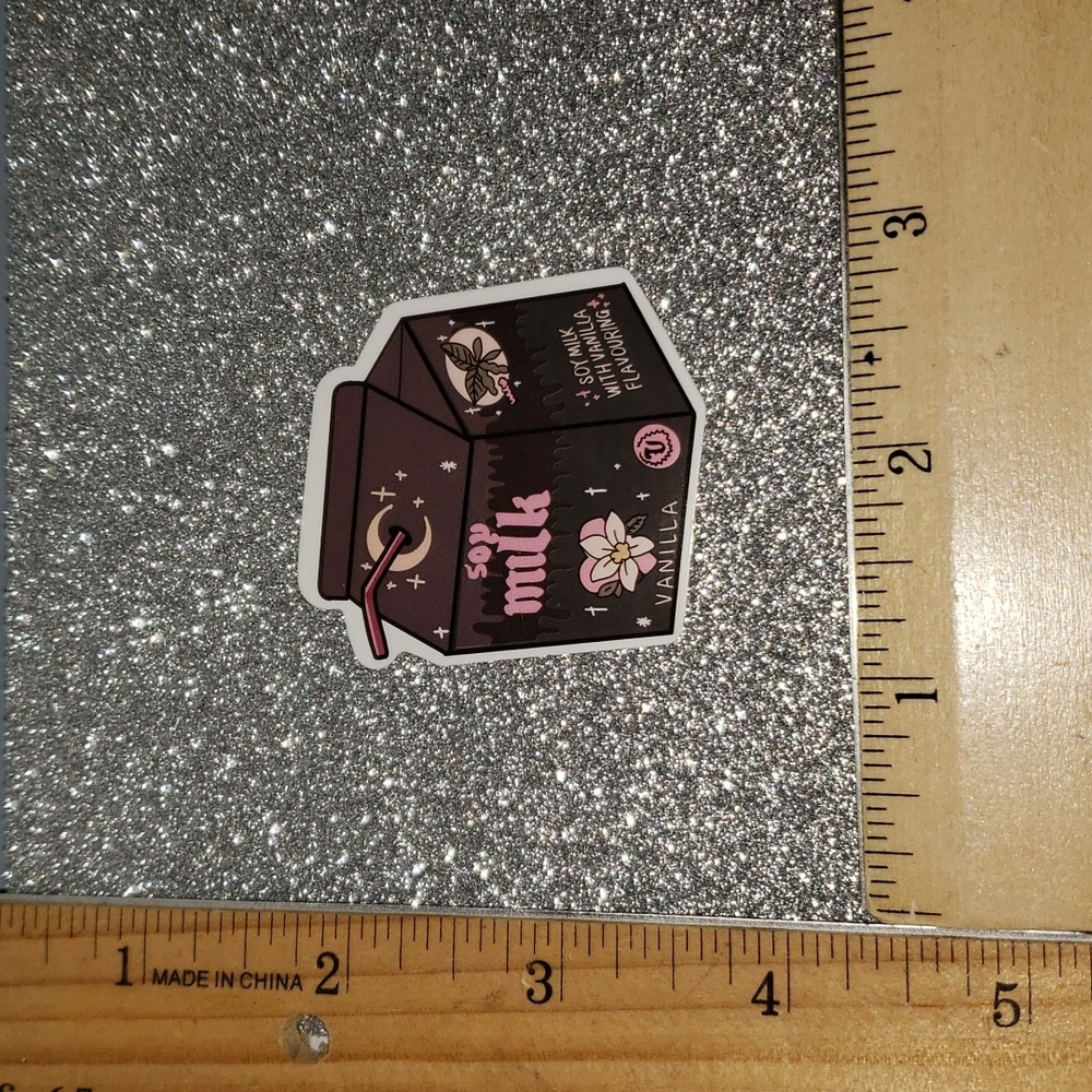 ART Waterproof Sticker Milk Carton - Picture 2 of 8